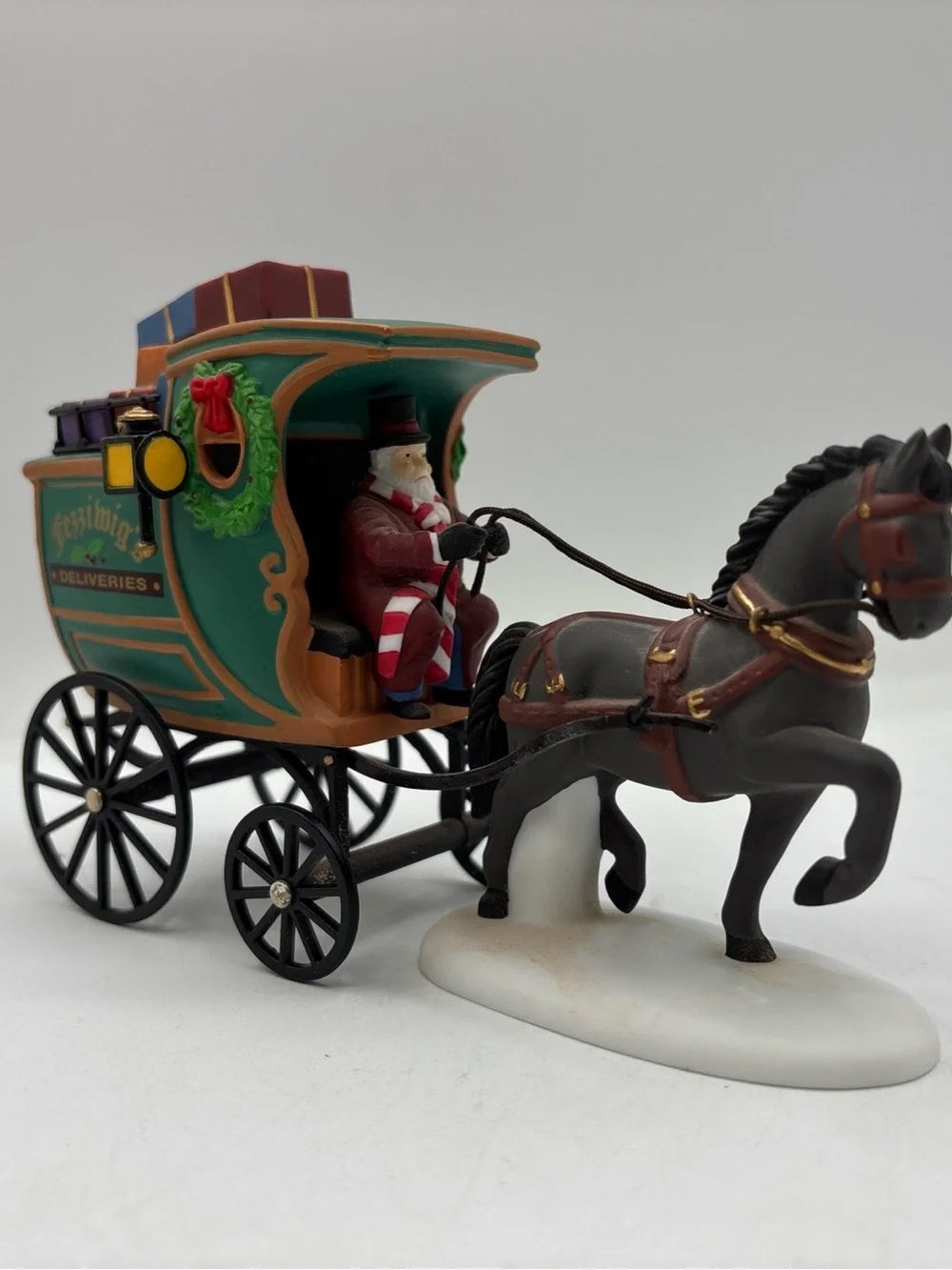 Dept 56 1996 Vintage HVC Christmas Carol Revisited Fezziwig Delivery Wagon 58400